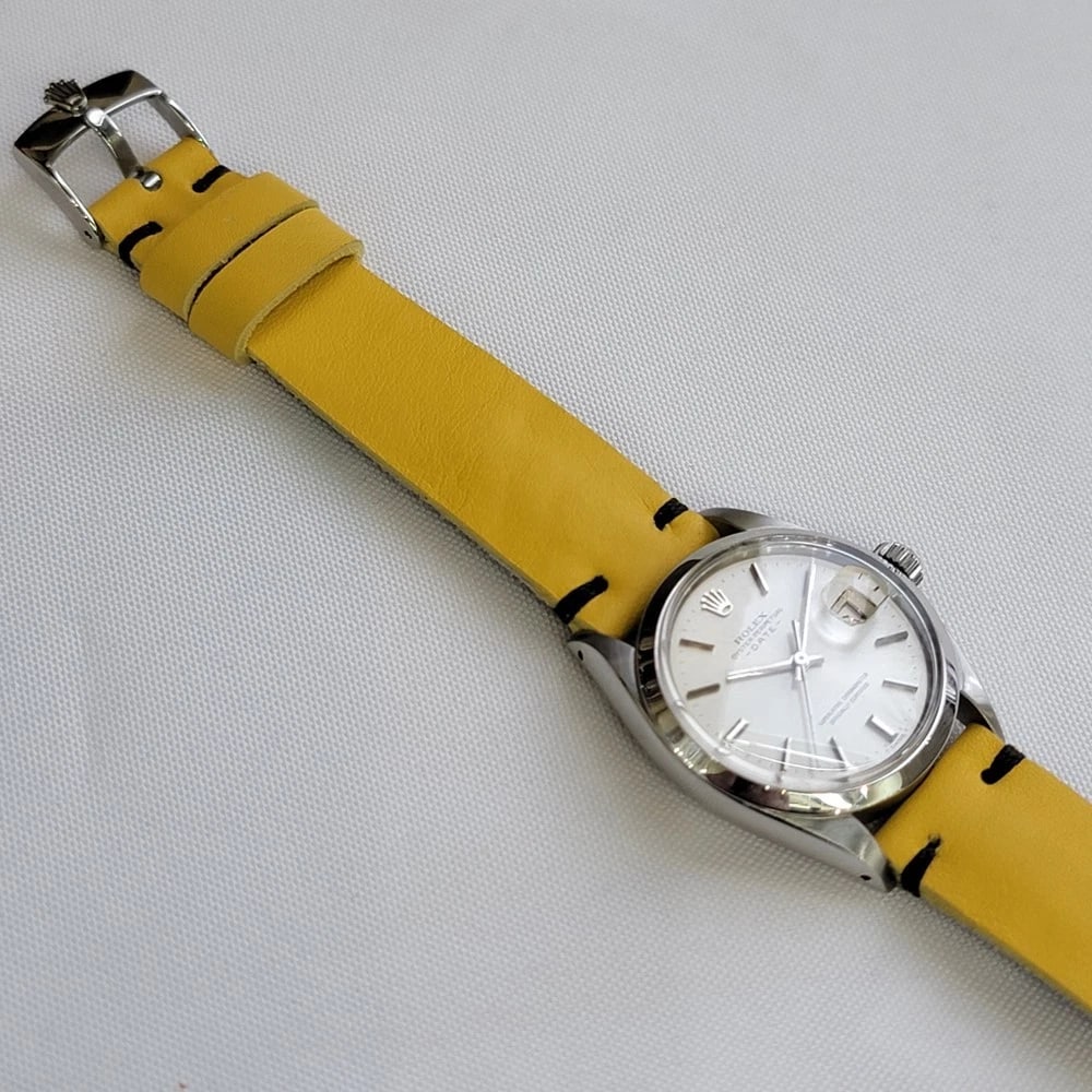 Rolex Oyster Perpetual Date Ref 1500 35mm Mens 1960s Vintage Automatic RA603B - 7