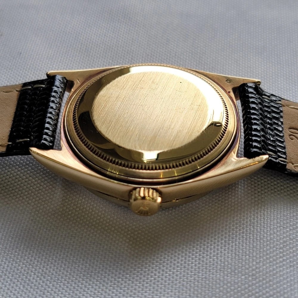 Rolex Oyster Datejust Ref 1601 14k Gold Mens 1960s Diamonds Automatic RA412C - 12