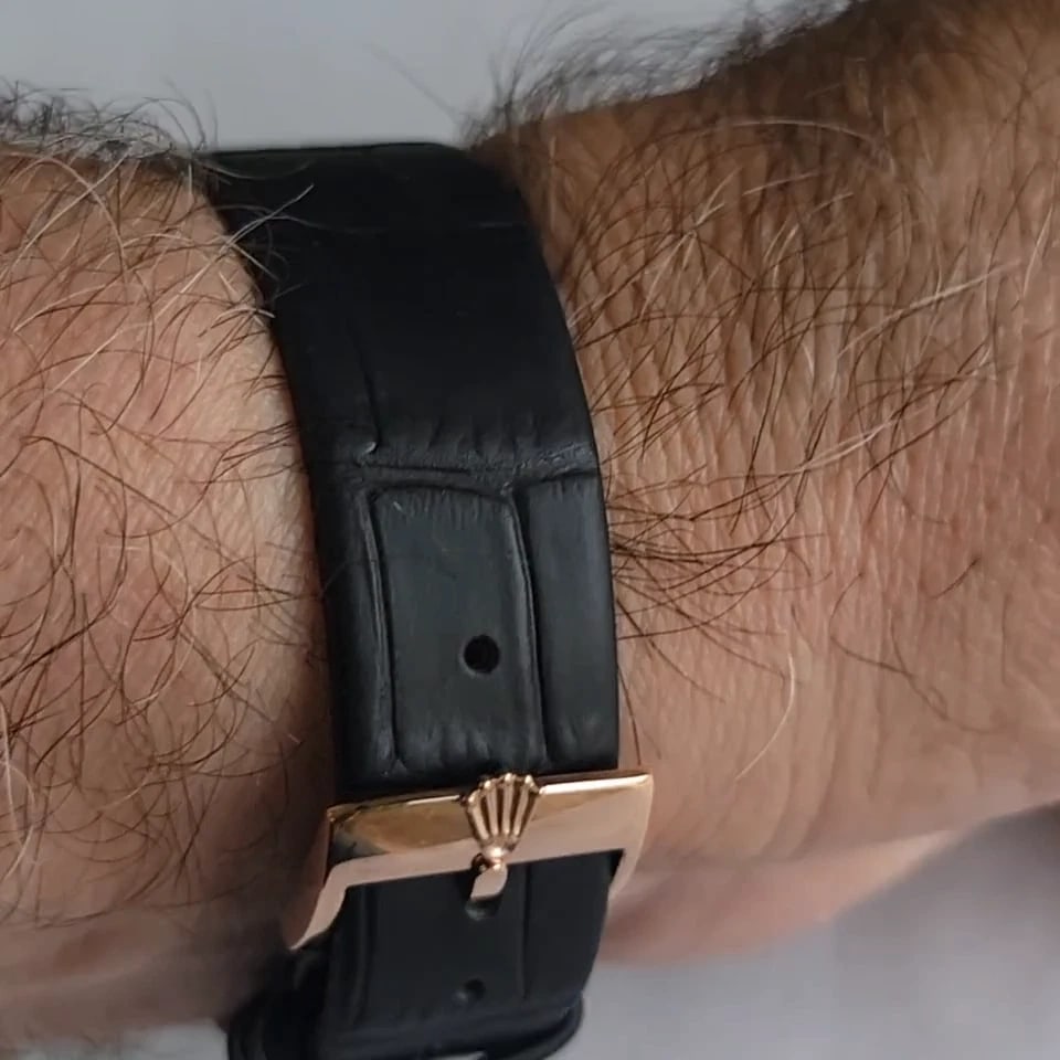 Rolex Oyster 9k Solid Rose Gold Mens 1930s 32mm Vintage Manual Wind RA713 - 2