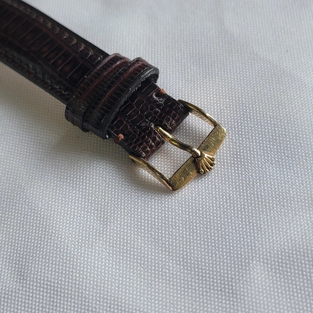 Rolex Oyster Perpetual 1002 34mm 14k Gold Mens 1960s Vintage Automatic NA111B - 10