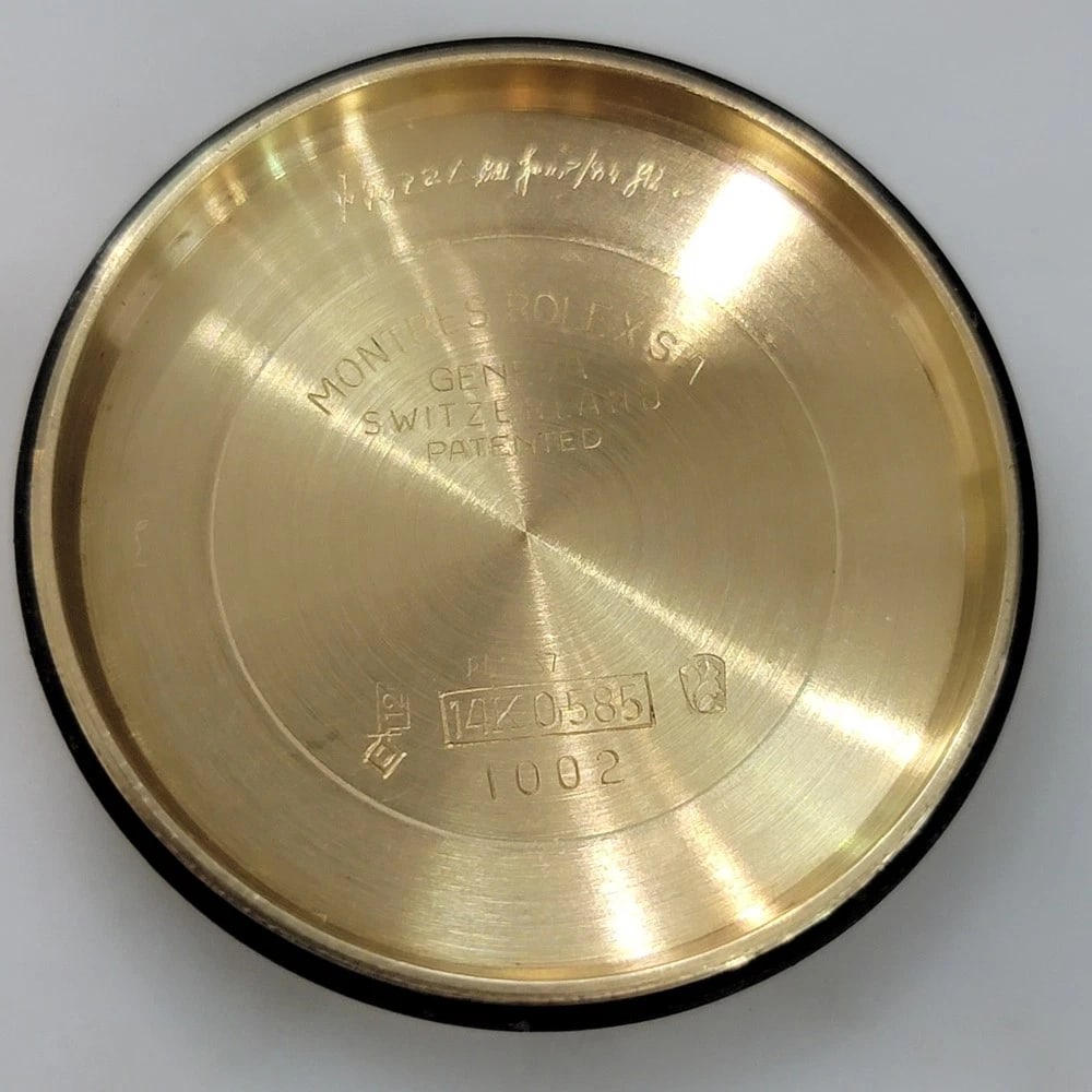 Rolex Oyster Perpetual 1002 34mm 14k Gold Mens 1960s Vintage Automatic NA111B - 13