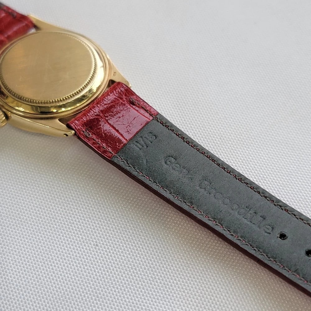 Rolex Oyster Date Ref 6624 18k Solid Gold 1960s Midsize 30mm Automatic RA456R - 12