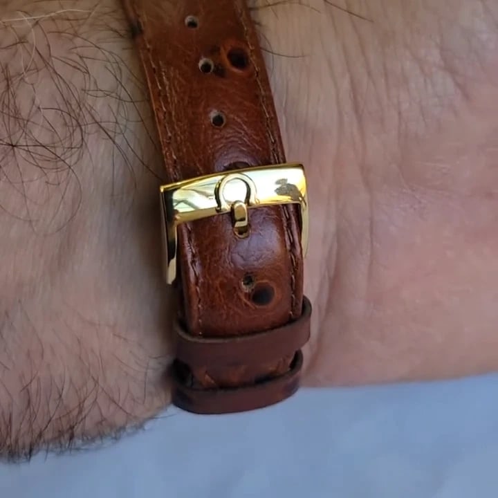 Omega Ref 2497-2 80 Micron Gold Capped Mens 1940s 35mm Vintage Manual Wind RA702 - 2