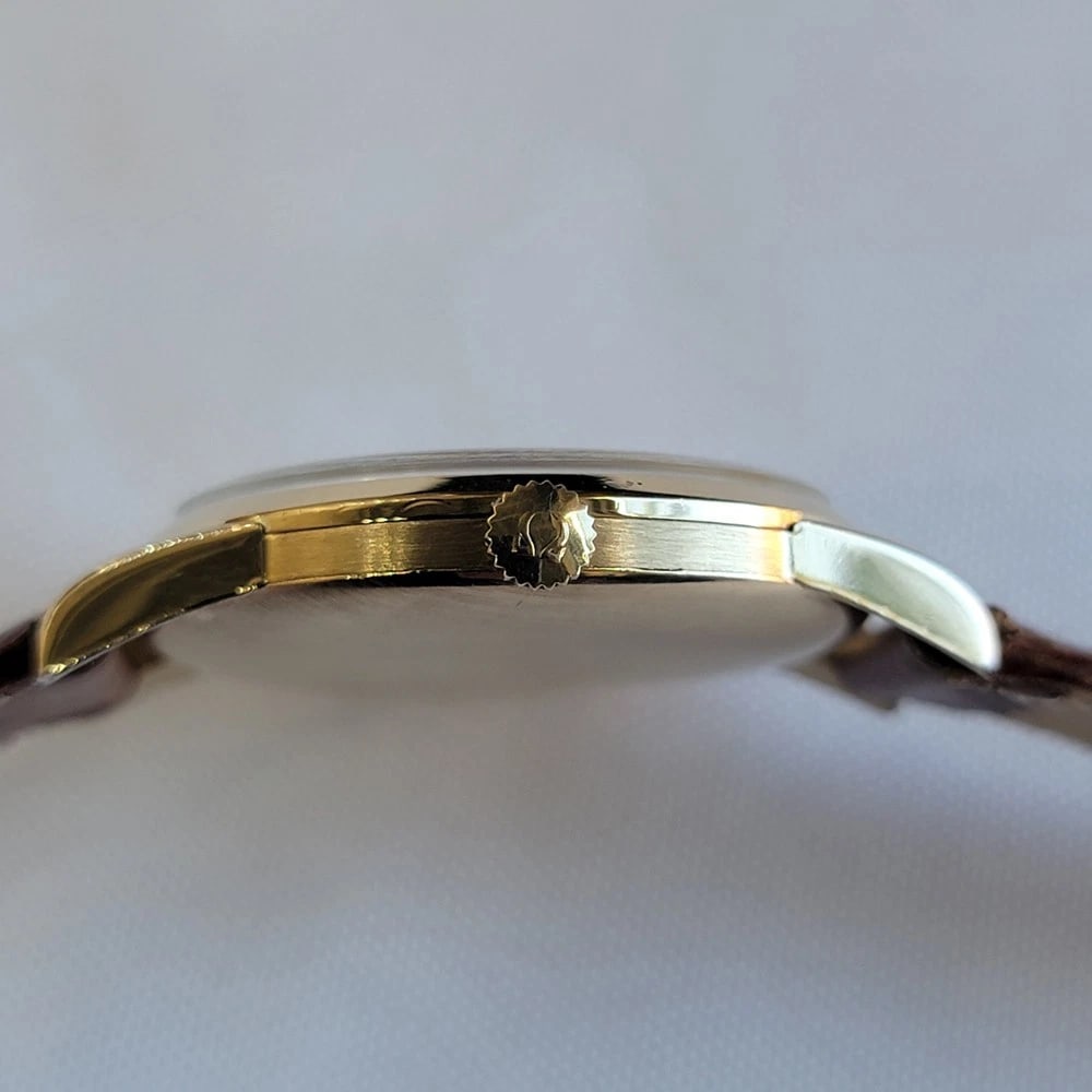 Omega Ref 2497-2 80 Micron Gold Capped Mens 1940s 35mm Vintage Manual Wind RA702 - 9