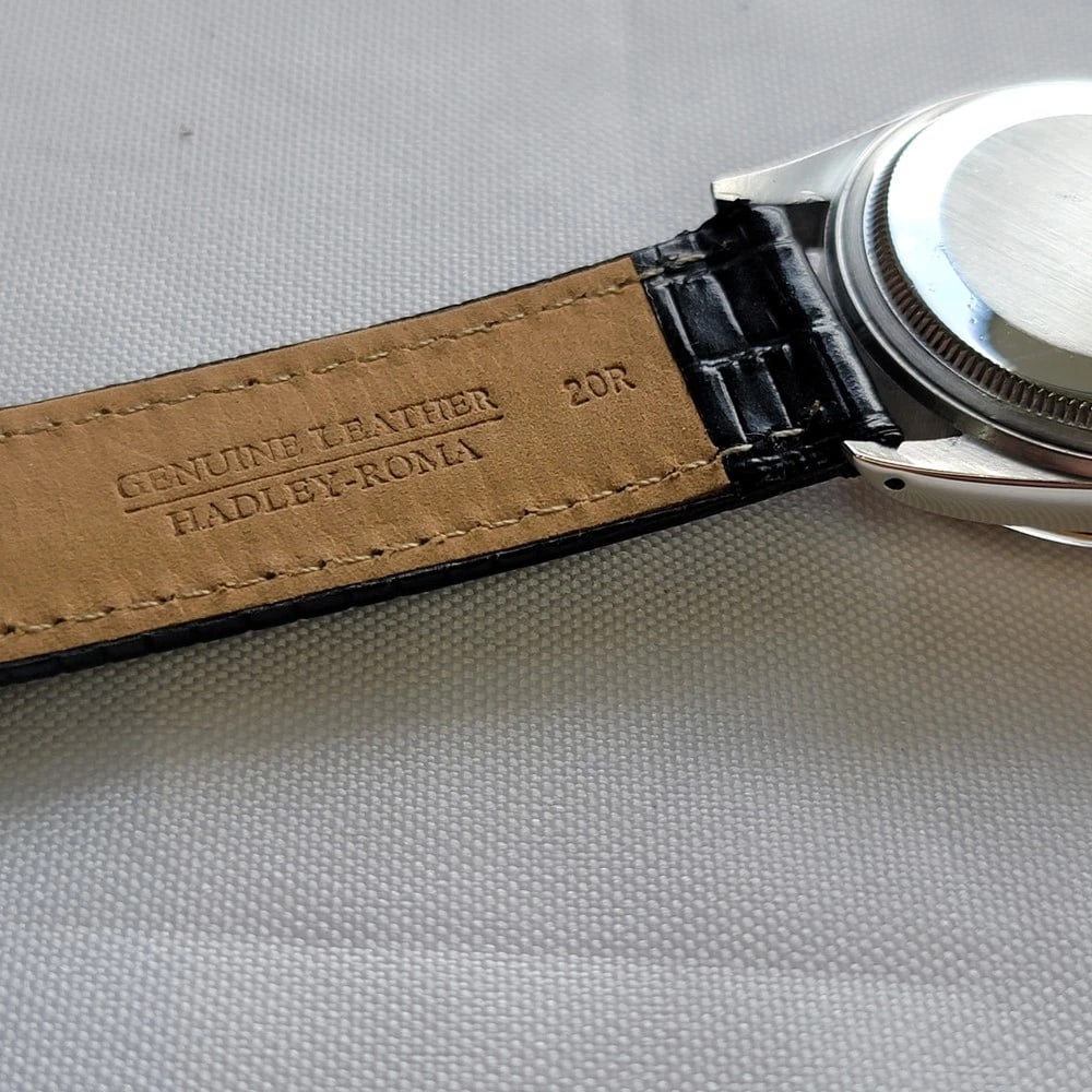 Rolex Oyster 16013 Datejust 36mm 18k SS Linen Dial Mens 1970s Automatic RA393C - 13