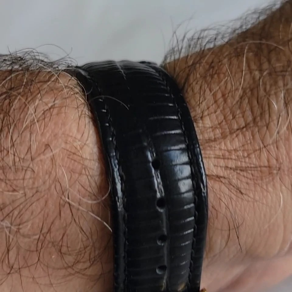 Rolex Oyster 16013 Datejust 36mm 18k SS Linen Dial Mens 1970s Automatic RA393C - 2