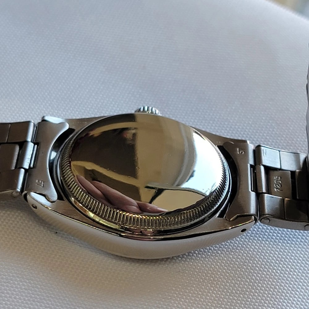 Rolex Oyster Perpetual Ref 6084 Mens 1950s 34mm Automatic Bubble Back RA715 - 10
