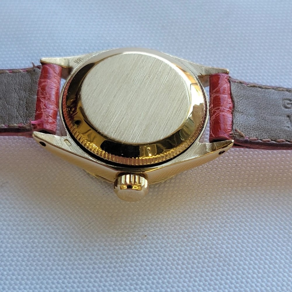 Rolex Datejust Ref 6700 18k Solid Gold Ladies 1960s Diamond Dial Automatic RA688 - 10