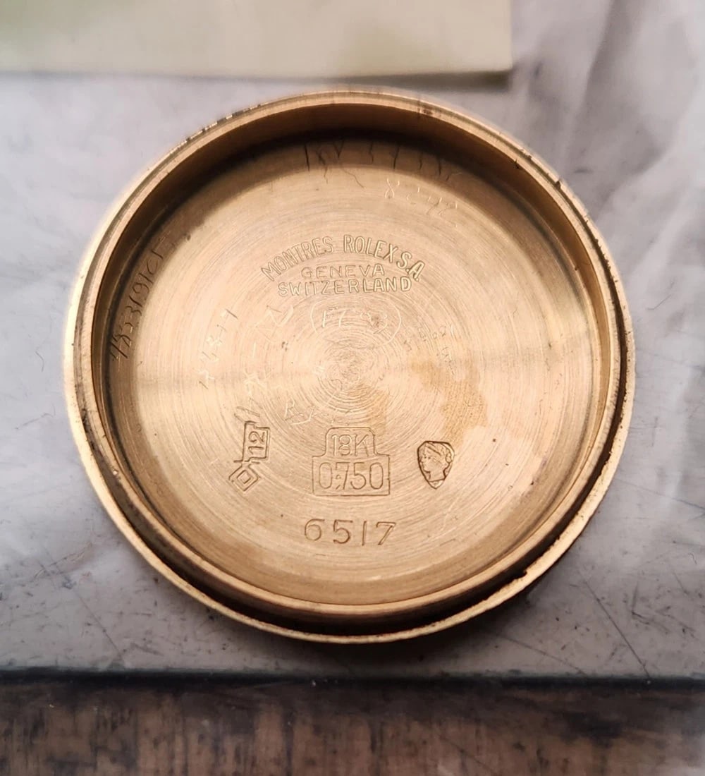 Rolex Datejust Ref 6700 18k Solid Gold Ladies 1960s Diamond Dial Automatic RA688 - 13