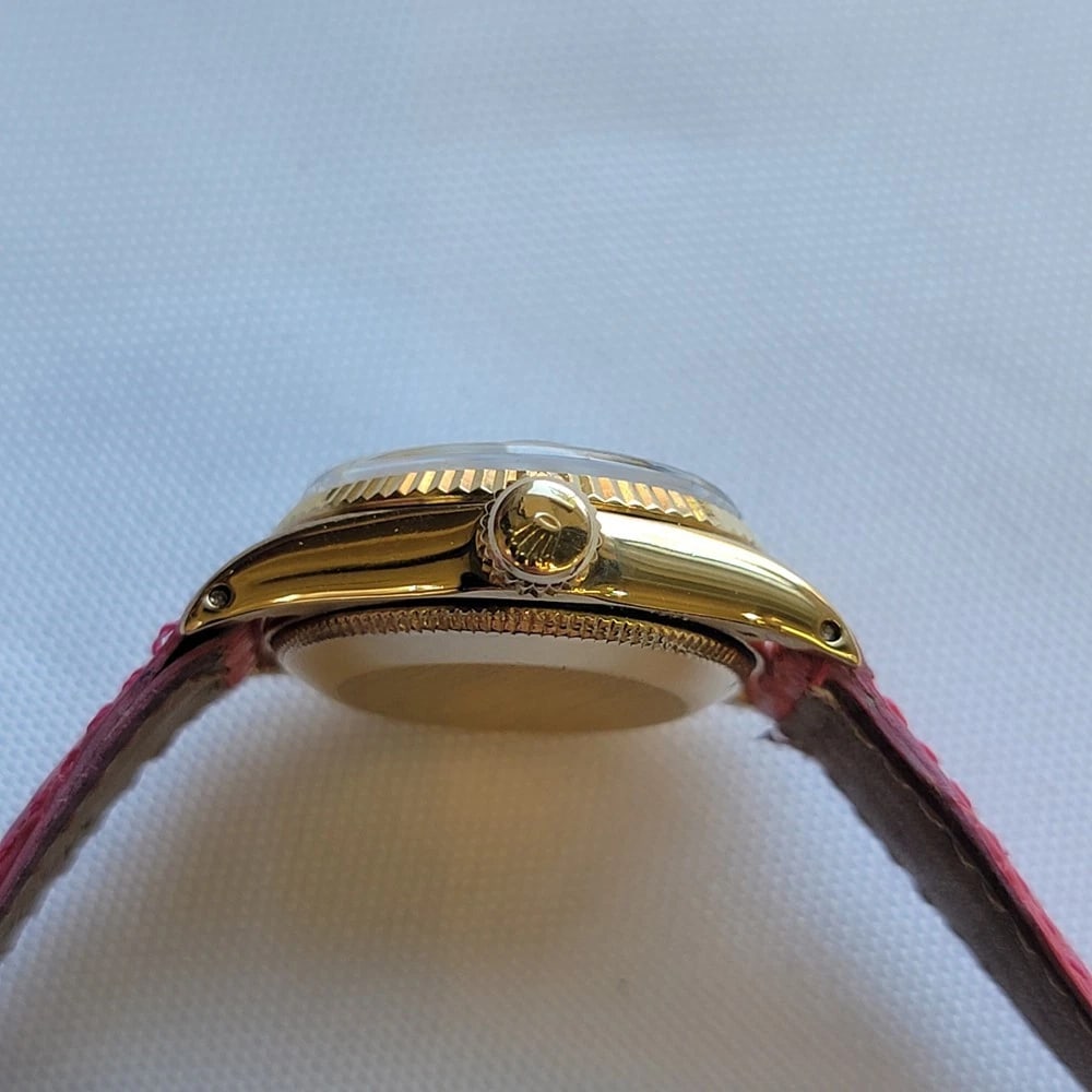 Rolex Datejust Ref 6700 18k Solid Gold Ladies 1960s Diamond Dial Automatic RA688 - 7