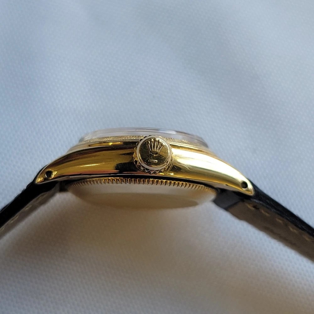 Rolex Oyster perpetual Ref 6620 18k Solid Gold Ladies 25mm 1950s Automatic RA704 - 8