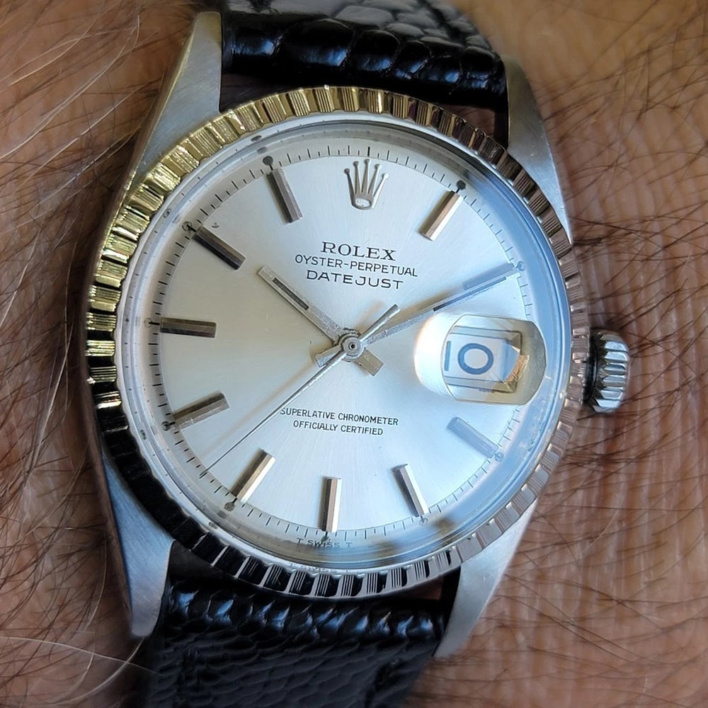 Rolex Oyster perpetual Datejust Ref 1603 Mens 1960s 36mm Vintage Automatic RA684 - 13