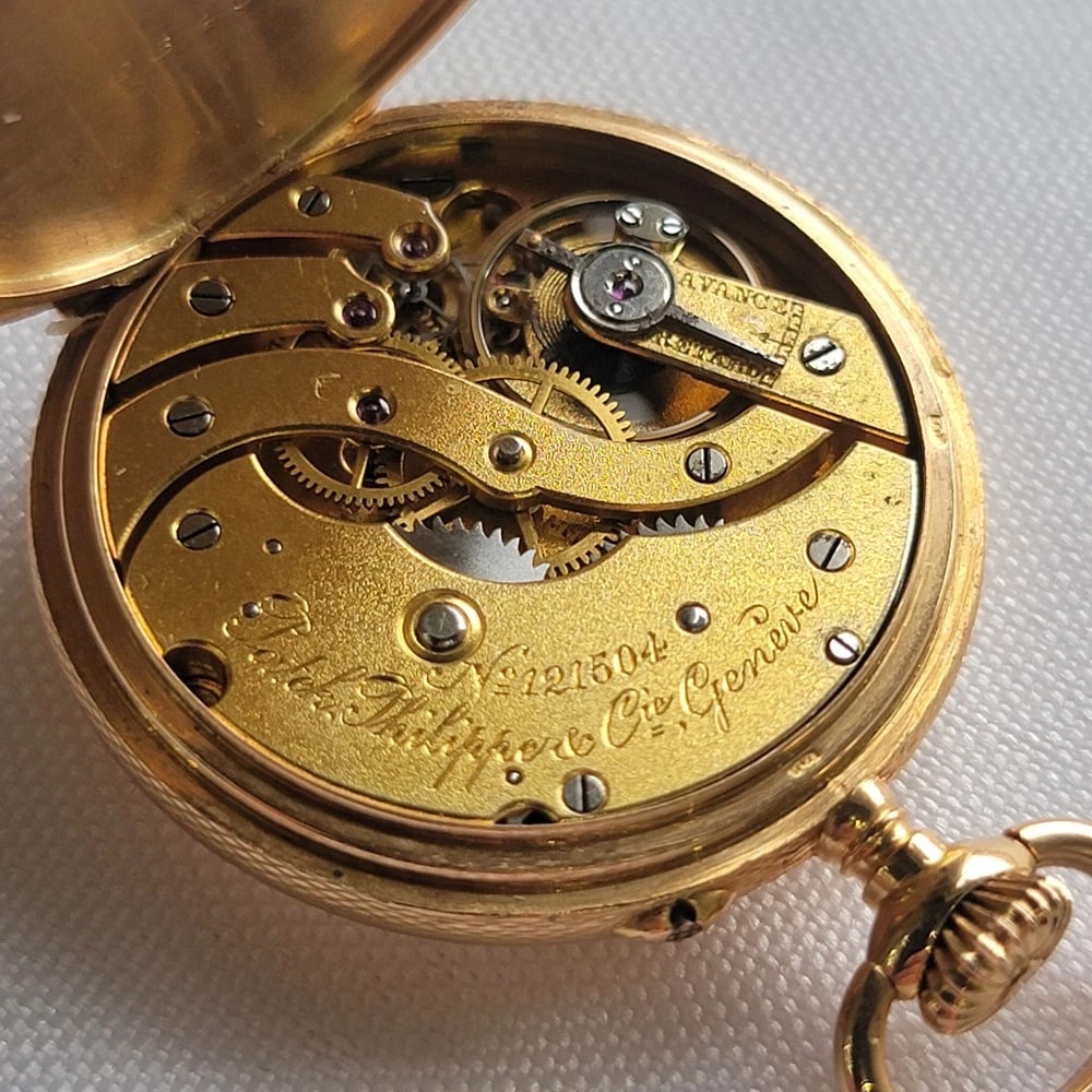 Patek Philippe 18k Solid Gold Open Face Pocket Watch 32mm Circa 1920s RA696 - 13