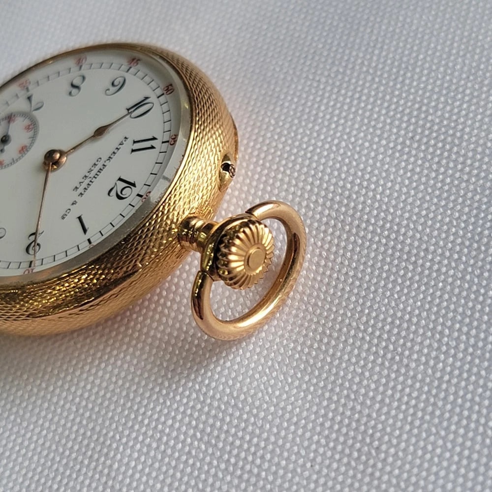 Patek Philippe 18k Solid Gold Open Face Pocket Watch 32mm Circa 1920s RA696 - 7