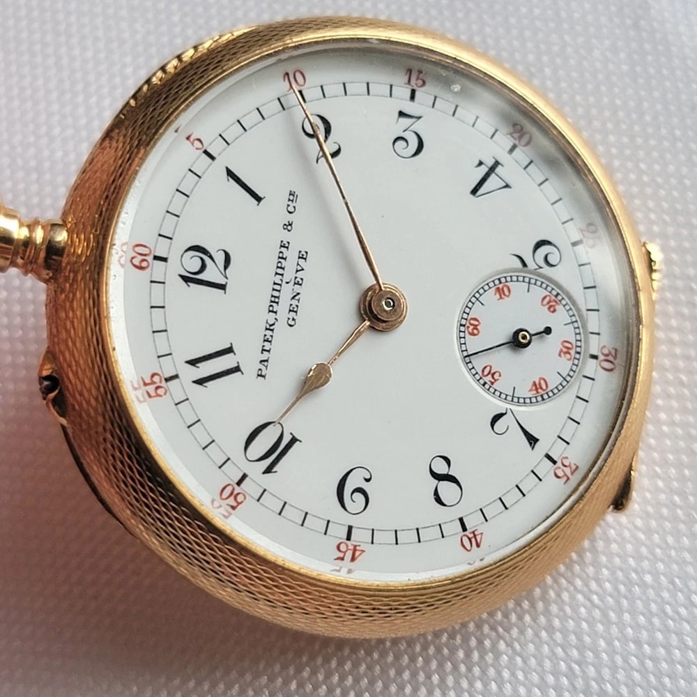 Patek Philippe 18k Solid Gold Open Face Pocket Watch 32mm Circa 1920s RA696 - 8