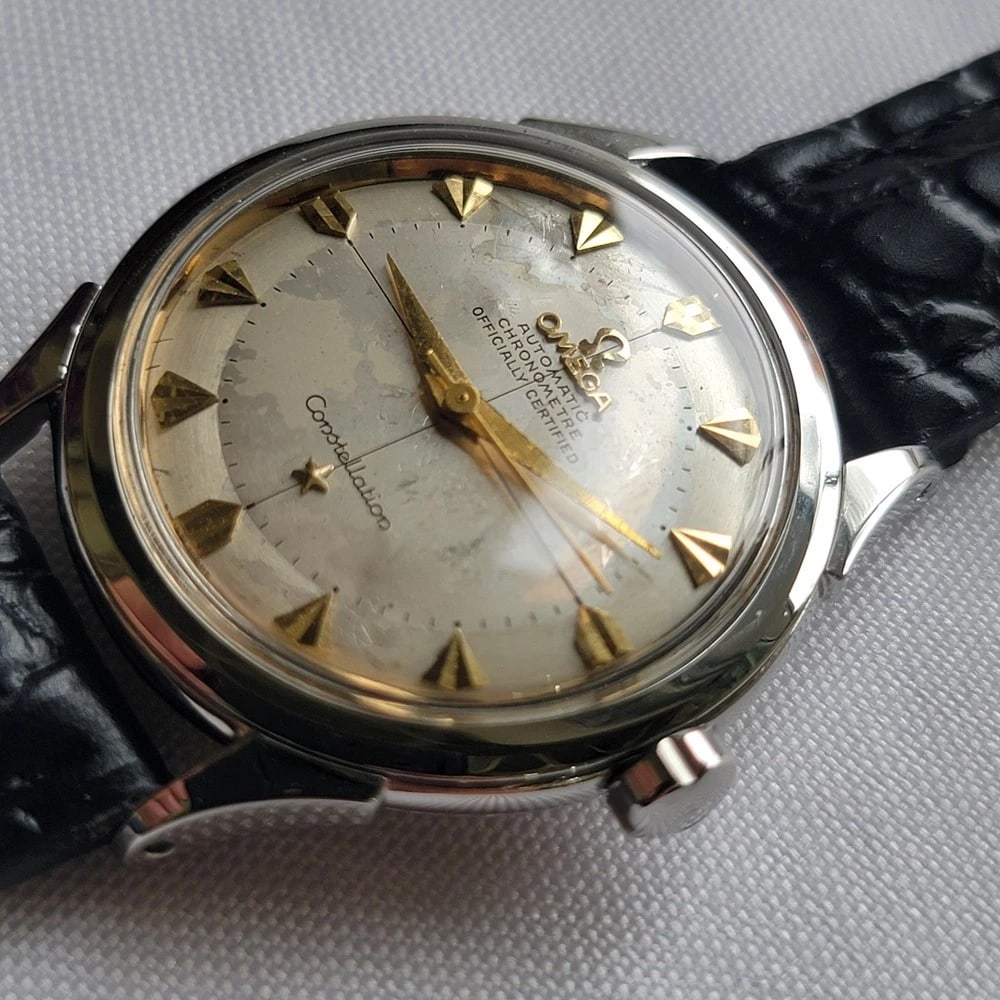 Omega Constellation Ref 2782 Mens 35mm 1950s Vintage Bumper Automatic RA718 - 6