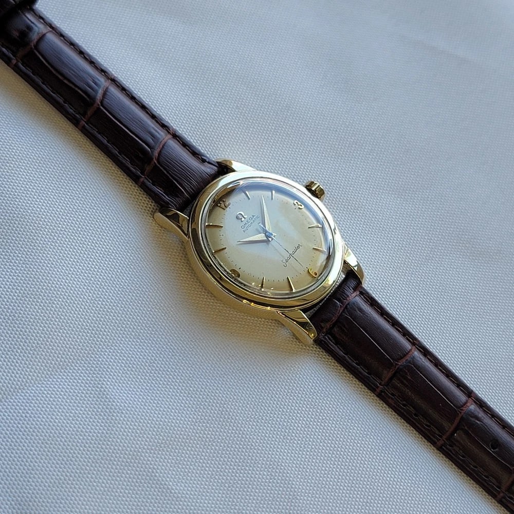 Omega Seamaster GX 6267 Gold Capped 35mm Mens 1950s Bumper Automatic RA720 - 10