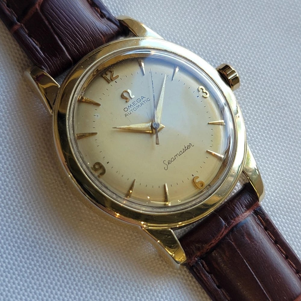 Omega Seamaster GX 6267 Gold Capped 35mm Mens 1950s Bumper Automatic RA720 - 3