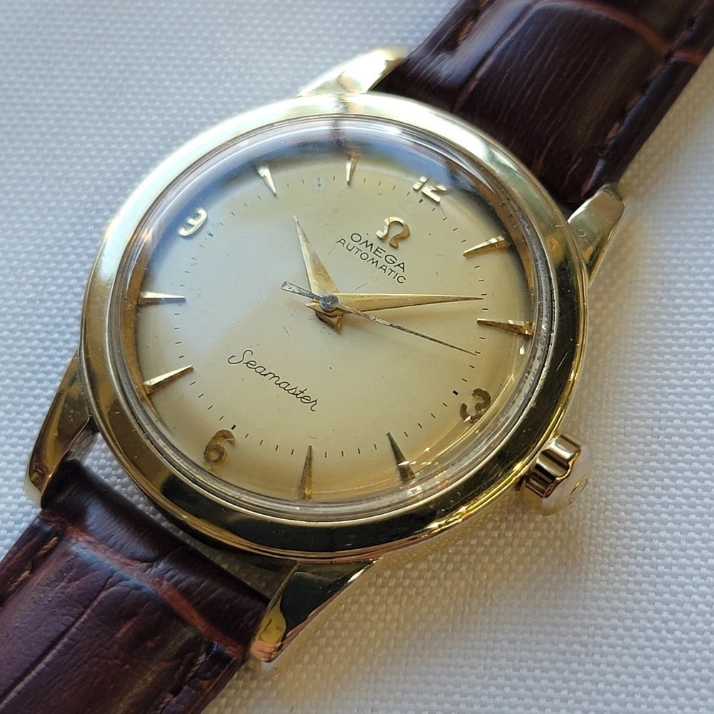 Omega Seamaster GX 6267 Gold Capped 35mm Mens 1950s Bumper Automatic RA720 - 4