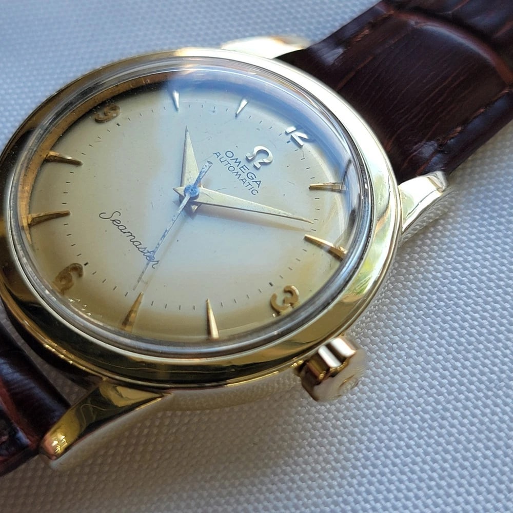 Omega Seamaster GX 6267 Gold Capped 35mm Mens 1950s Bumper Automatic RA720 - 5