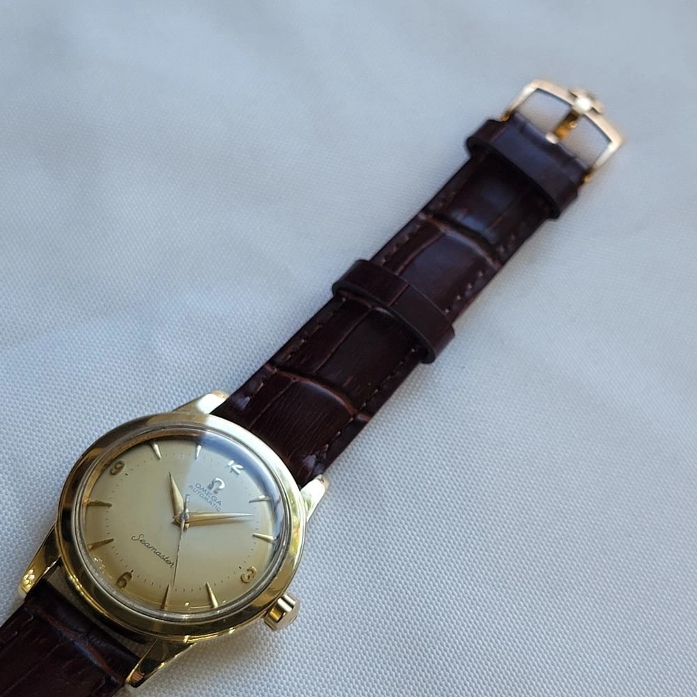 Omega Seamaster GX 6267 Gold Capped 35mm Mens 1950s Bumper Automatic RA720 - 9