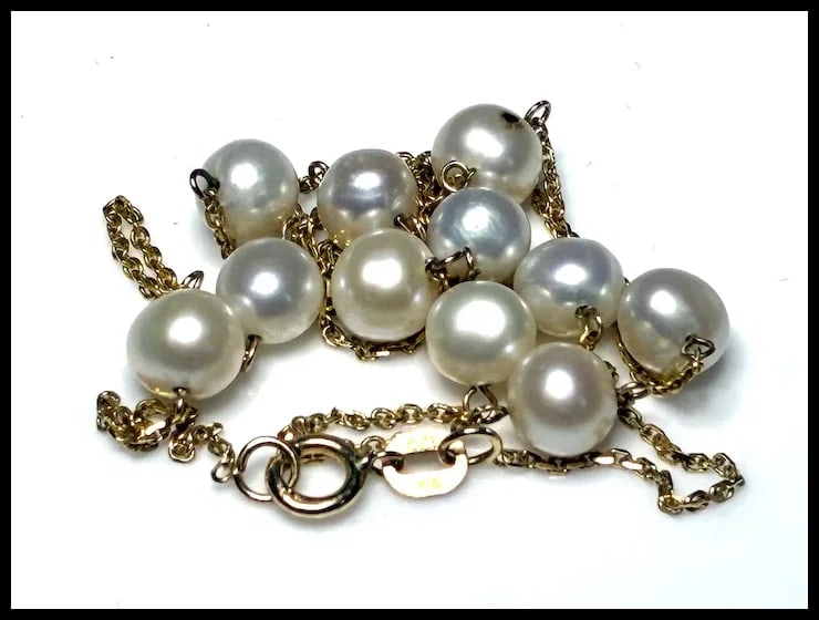 Stunning Estate 18k Twisted Gold Mesh and Gold Ball Necklace and Bracelet Set - 6