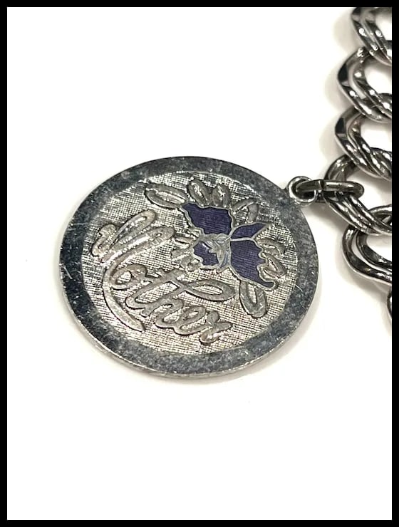 Vintage Charm Bracelet with Mother, Jaclyn, and Birthstone Charms - 5