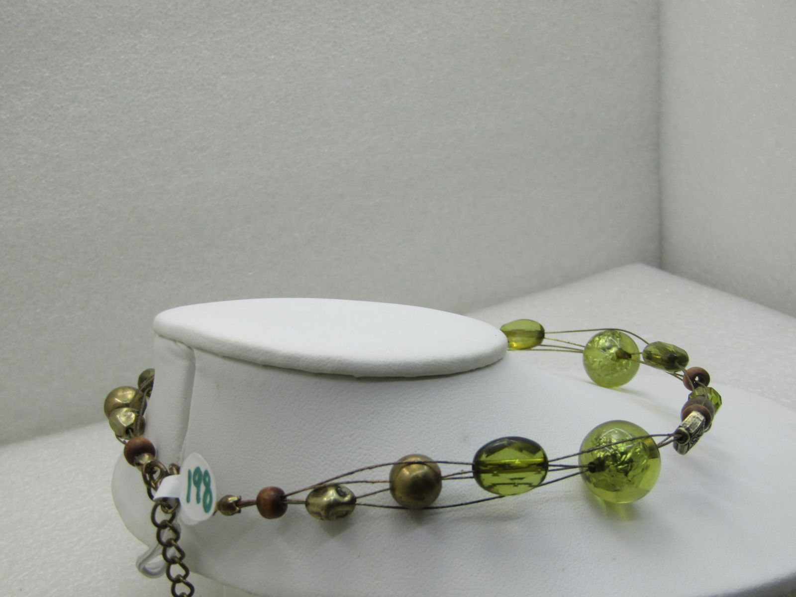 Vintage Four Strand Beaded Necklace 22" - 4