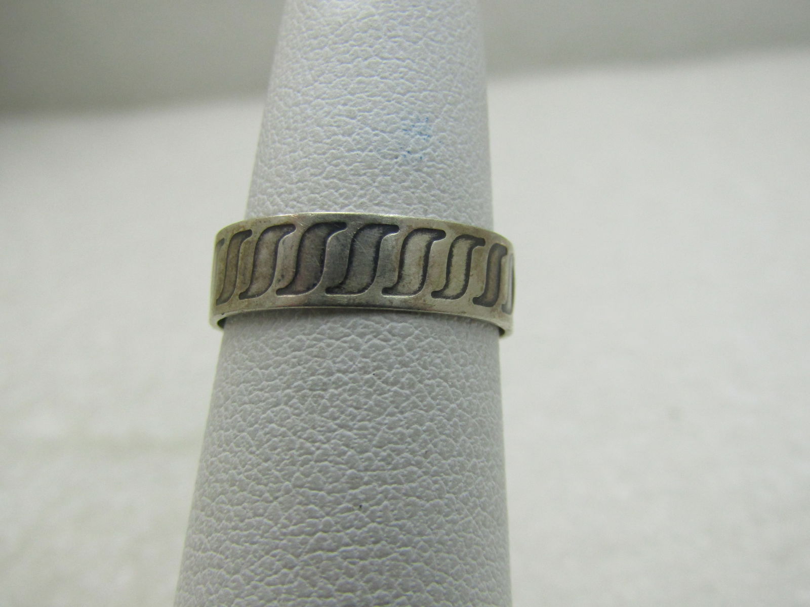 Vintage Sterling Silver Toe Ring, Adjusts. Sz 2.5 - 4 - 4