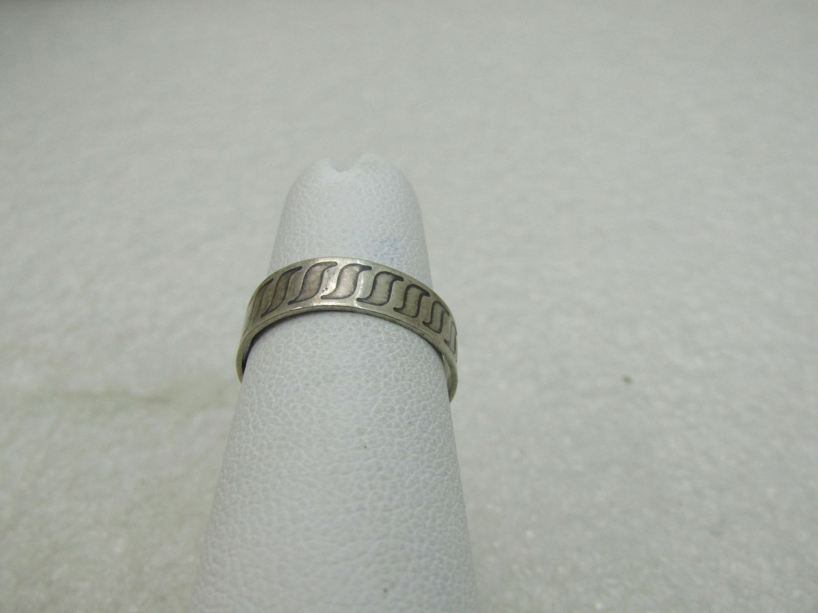 Vintage Sterling Silver Toe Ring, Adjusts. Sz 2.5 - 4 - 6