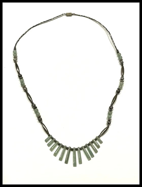 Vintage Native American Beaded Necklace - 2