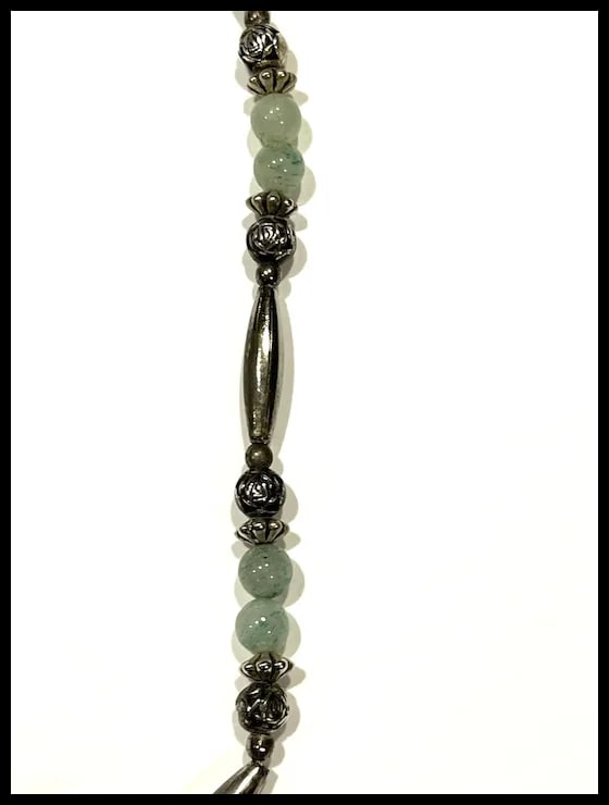 Vintage Native American Beaded Necklace - 3