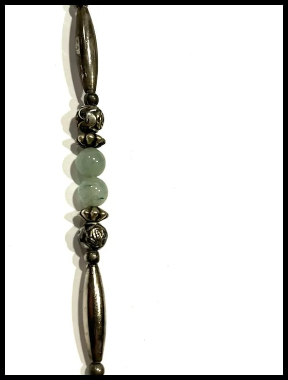 Vintage Native American Beaded Necklace - 4