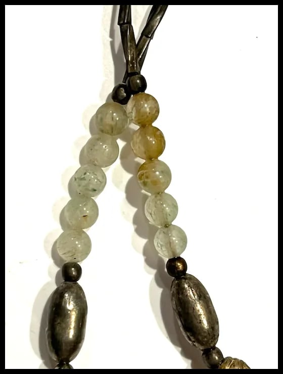 Vintage Native American Beaded Necklace - 5