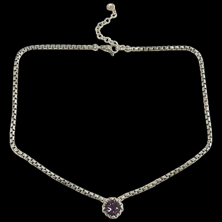 Estate JAI John Hardy Sterling Silver Amethyst Necklace (1 of 8)