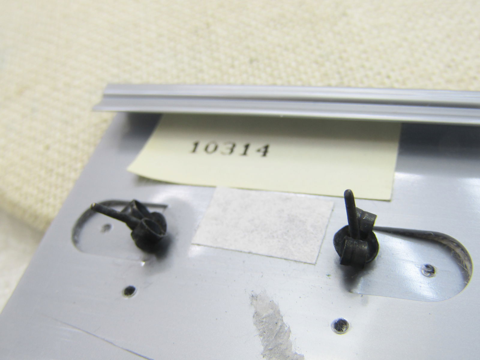 Vintage Sterling Silver Victorian Themed Earrings, Dangle, Signed MA - vintage new on card - 5