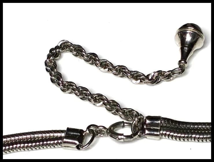 Vintage White Gold 1-20 12k GF Statement Necklace - 6