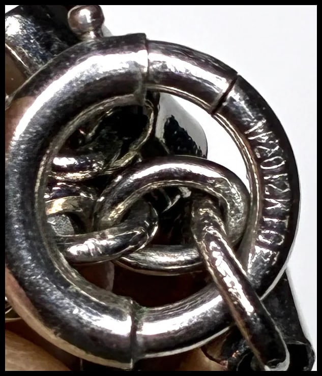 Vintage White Gold 1-20 12k GF Statement Necklace - 7