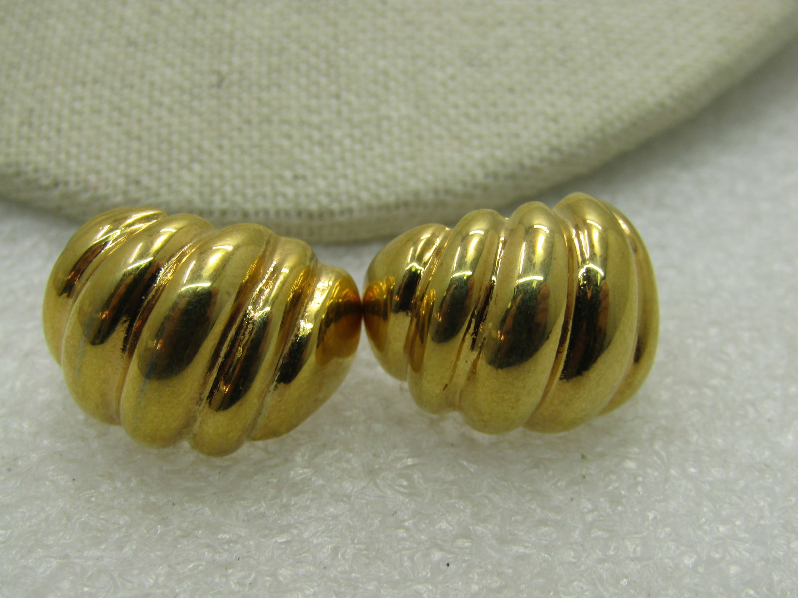 Vintage Napier Half-Hook Shrimp Earrings, Pierced - 2