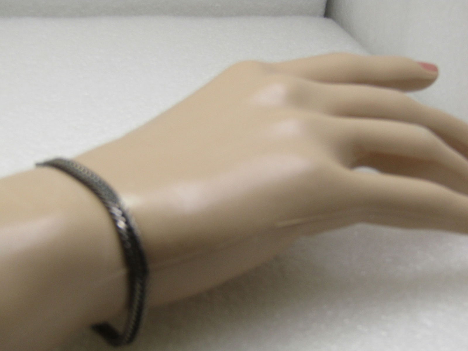 Vintage Sterling Foxtail Link Bracelet, 7-7/8", 3.7mm Wide, Unisex - 5