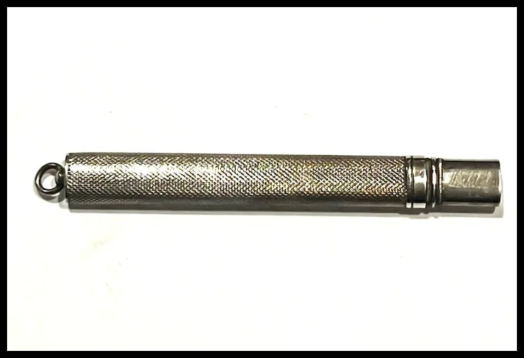 Edwardian Silver Carpenters Pencil Case/Pendant - 6