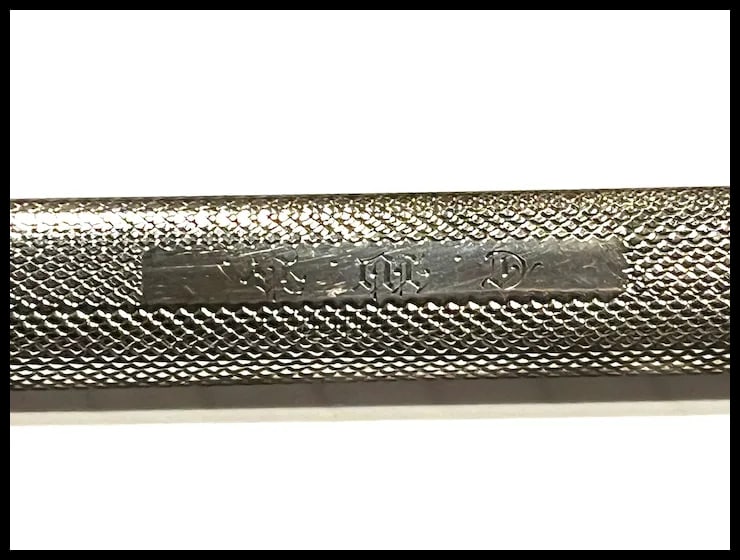 Edwardian Silver Carpenters Pencil Case/Pendant - 8
