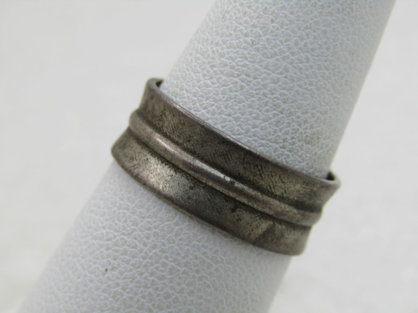 Vintage Sterling Silver Tapered Ring, Espo, Sz. 7 (NL) - 2