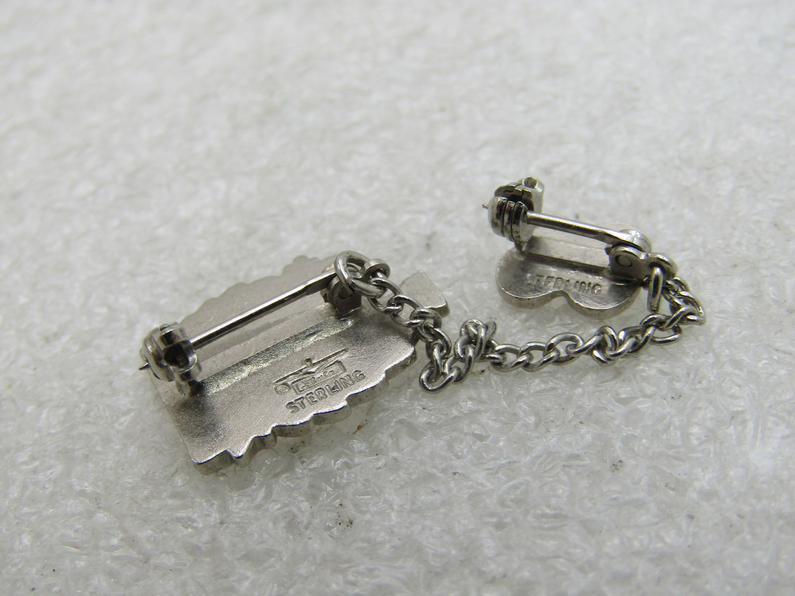 Vintage Sterling Silver Art Club '66 Pin, signed Balo - 4