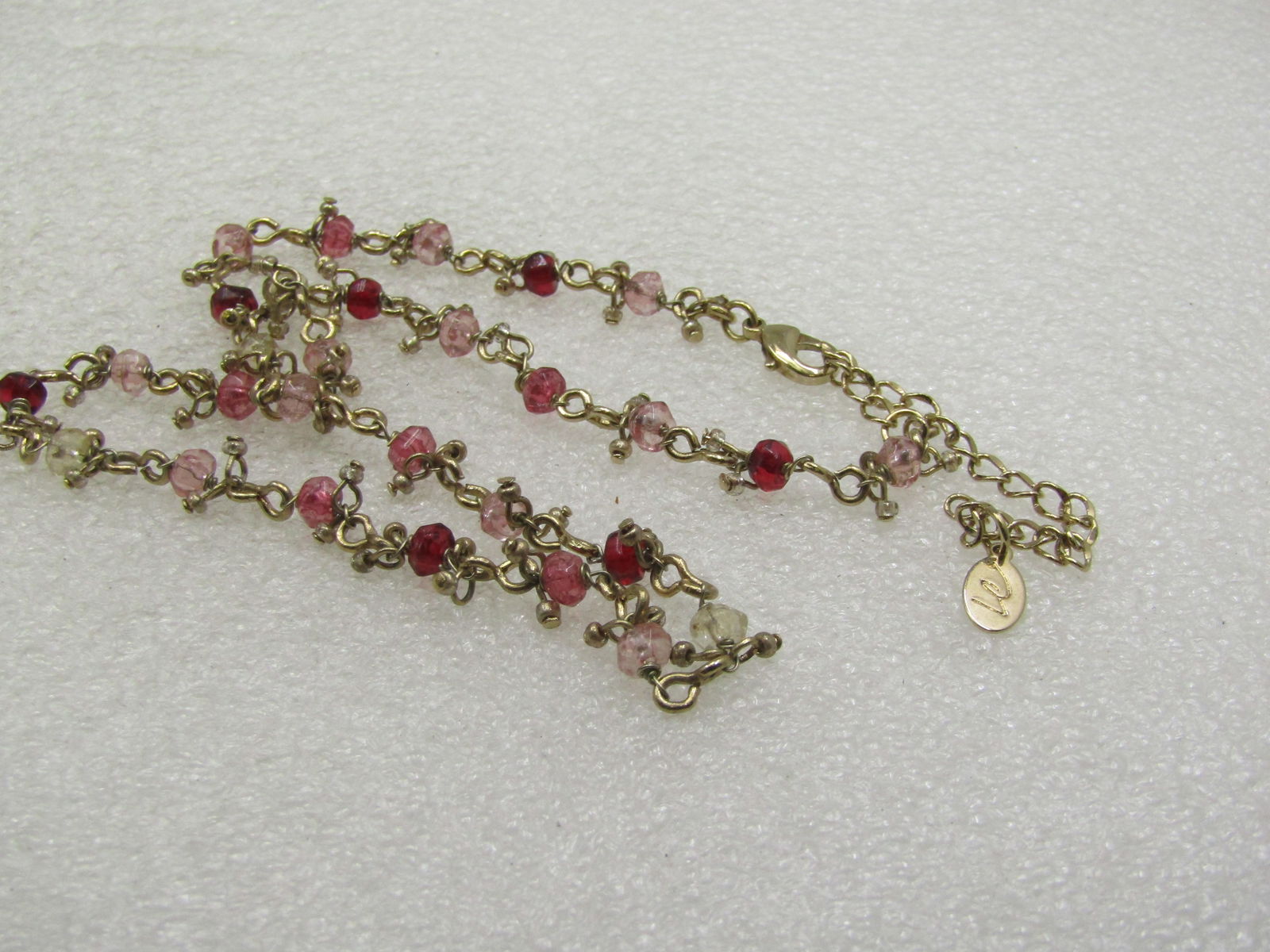 Liz Claiborne Rhinestone Dangle Necklace, 19" - 5