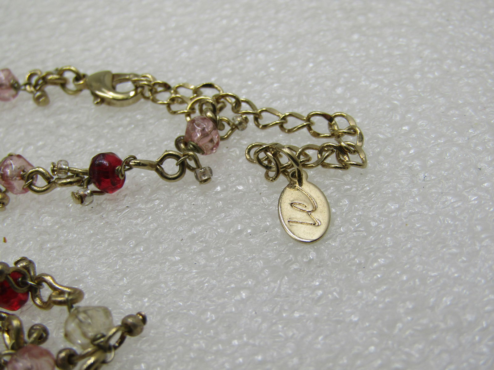 Liz Claiborne Rhinestone Dangle Necklace, 19" - 6