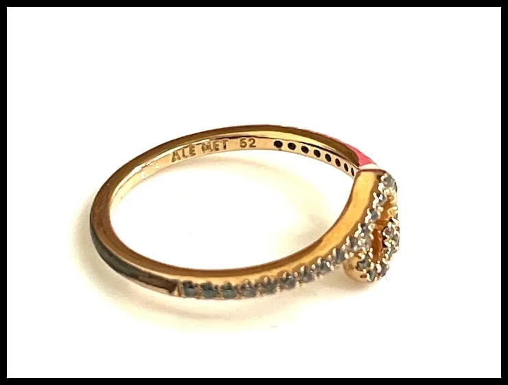 Estate Pandora Timeless Wish Sparkling Heart Ring - 5