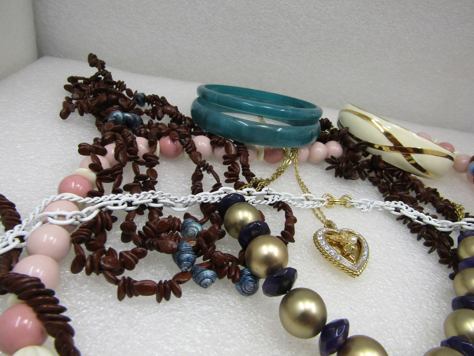 Vintage 11 Pc. Necklace, Bracelet Lot, 1960's-1980's - 3