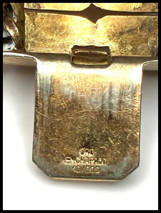 Vintage Oro Enchapado Fancy Link Gold Fill Bracelet - 6