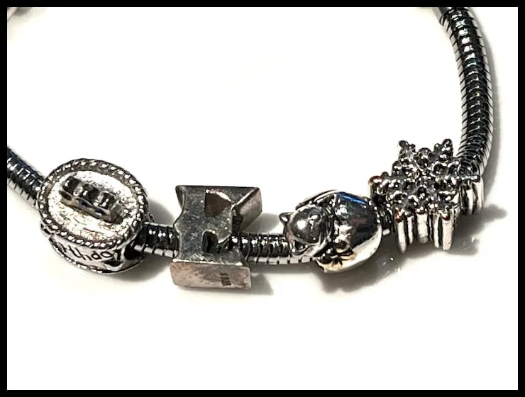 Estate Sterling Silver Charm Bracelet - 3